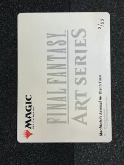 MTG Magic The Gathering Final Fantasy Machinist’s Arsenal Art Series Stamped - Image 2