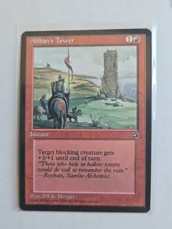 Aliban's Tower (Art A) - Homelands - MP - MTG Magic - Common - Instant - Image 1
