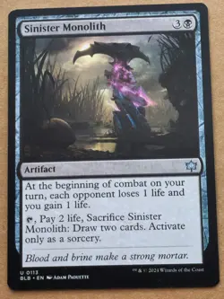 Sinister Monolith Bloomburrow BLB 113 MTG - Image 1