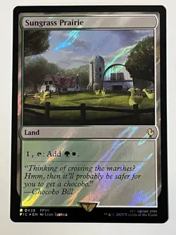 Sungrass Prairie Surge Foil Commander: Final Fantasy MTG 0248 Rare - Image 1