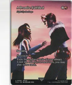 MTG FINAL FANTASY THROUGH THE AGES LIGHT UP THE STAGE BORDERLESS X4 - Image 1