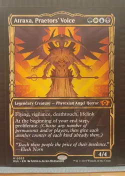 mtg ATRAXA, PRAETORS' VOICE NM Showcase MUL 0033 -Argo- - Image 1