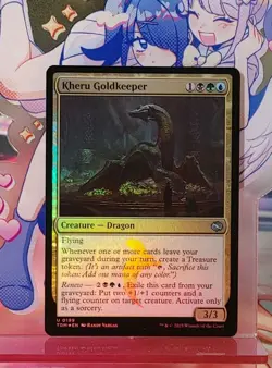 MTG - Kheru Goldkeeper TDM 0199 Uncommon Foil - Tarkir: Dragonstorm - NM - Image 1