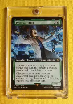 Professor Hojo (Extended Art) #161 MTG Final Fantasy FIC NM X1 - Image 1