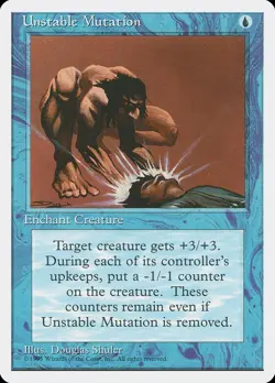 Unstable Mutation - Fourth Edition (4ED) - MTG Rare English Non Foil - Image 1