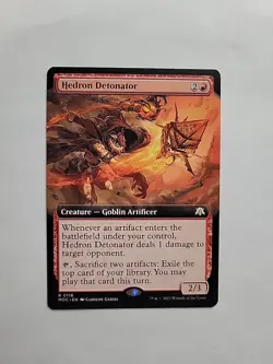 MTG - Hedron Detonator (Extended Art) MOC Regular Rare #0118 - Image 1