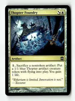 MTG Foil Thopter Foundry - Alara Reborn Moderately Played English - Image 1