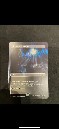 Shattered Sanctum (Borderless) #283 (NM) Crimson Vow VOW Magic MTG - Image 1