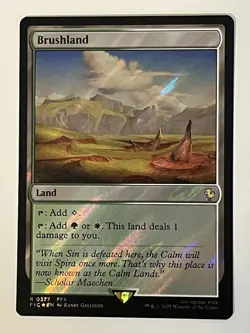 Brushland Surge Foil Commander: Final Fantasy MTG 0377 Rare - Image 1