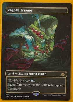 MTG Zagoth Triome - Showcase, NM-Mint, English Ikoria: Lair of Behemoths - Image 1