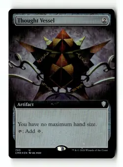 MTG Foil Thought Vessel (Extended Art) - CMR Moderately Played English - Image 1