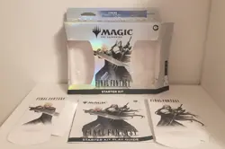 MTG Final Fantasy Cloud & Sephiroth Deck Boxes Starter Kit Play Guide Empty Box - Image 1