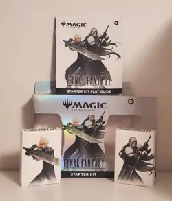 MTG Final Fantasy Cloud & Sephiroth Deck Boxes Starter Kit Play Guide Empty Box - Image 3