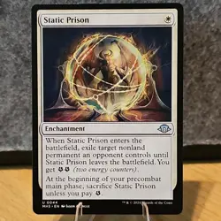 MTG Static Prison Modern Horizons 3 Set Uncommon #44 NM Fresh Pull No Play - Image 1