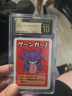 2019 Pokemon Japanese Playing Cards Old Maid Gengar CGC 10 PRISTINE - Image 1