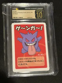2019 Pokemon Japanese Playing Cards Old Maid Gengar CGC 10 PRISTINE - Image 1