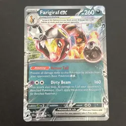 Farigiraf ex 108/162 Holo Sv05: Temporal Forces Pokemon TCG LP 2024 - Image 1