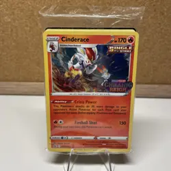 Pokemon Sealed Chilling Reign Prerelease Kit Pack Cinderace SWSH112 Brand New NM - Image 1