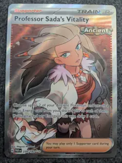 POKEMON PARADOX RIFT PROFESSOR SADA'S VITALITY FULL ART SECRET RARE#239/182 NM - Image 1