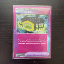 Pokemon TCG Maximum Belt 117/131 Prismatic Evolution Ace Spec Trainer - NM - Image 1