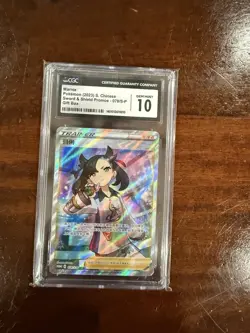 CGC GM 10 Marnie's Determination-Marnie 078/S-P Promo Pokemon S-Chinese 2023 - Image 1