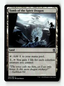 MTG Foil Tomb of the Spirit Dragon - KTK Moderately Played English - Image 1