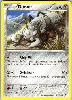 Durant 61/106 Pokemon Flashfire - Image 1