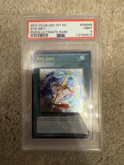 Yugioh XYZ Gift PHSW-EN049 1st Edition PSA 9 MINT New Ultimate Rare wow - Image 2