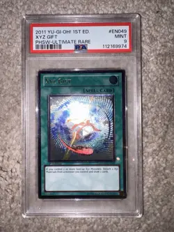 Yugioh XYZ Gift PHSW-EN049 1st Edition PSA 9 MINT New Ultimate Rare wow - Image 3