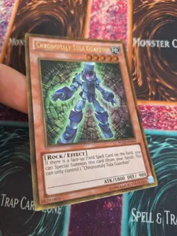 Yugioh Chronomaly Tula Guardian PGLD-EN003 Gold Secret Rare 1st Edition NM - Image 2