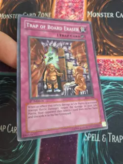 Yugioh Trap of Board Eraser PGD-099 Super Rare 1st Edition Near Mint - Image 2