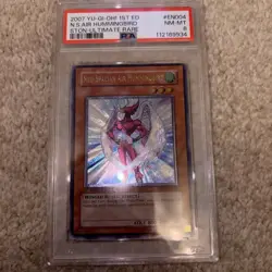 2007 YUGIOH STON-EN004 NEO-SPACIAN AIR HUMMINGBIRD ULTIMATE PSA 8 MINT wow look - Image 3