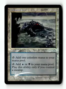 MTG Foil Tainted Isle - Torment Moderately Played English - Image 1