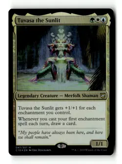 MTG Foil Tuvasa the Sunlit - C18 Moderately Played English - Image 1