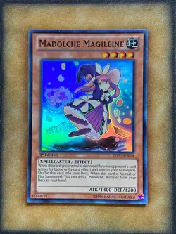 Yugioh Madolche Magileine REDU-EN024 Super Rare 1st Ed NM - Image 1