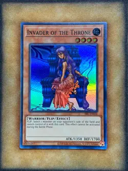 Yugioh Invader of the Throne SRL-EN026 Super Rare 25th Anniversary NM - Image 1