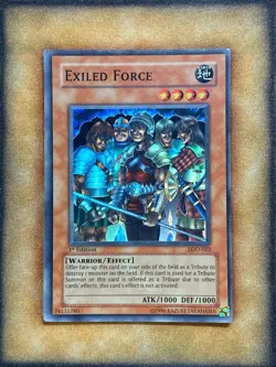 Yugioh Exiled Force LOD-023 Super Rare 1st Ed LP - Image 1