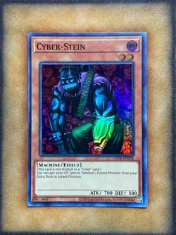 Yugioh Cyber-Stein OP16-EN004 Super Rare NM - Image 1
