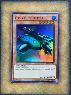 Yugioh Catapult Turtle MRD-EN075 Super RAre 25th Anniversary NM - Image 1
