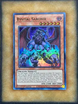 Yugioh Bystial Saronir DABL-EN007 Super Rare 1st Ed NM - Image 1