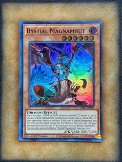 Yugioh Bystial Magnamhut DABL-EN006 Super Rare 1st Ed NM - Image 1