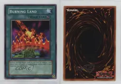 Burning Land 1st Ed. YuGiOh Pharaoh's Servant #PSV-061 2002 wq8 - Image 3