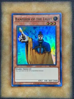 Yugioh Banisher of the Light SRL-EN078 Super Rare 25th Anniversary NM - Image 1