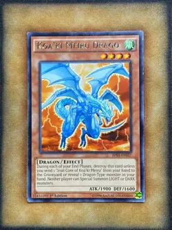 Yugioh Koa'ki Meiru Dragon BP03-EN057 Rare 1st Ed LP - Image 1