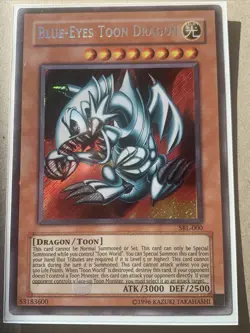 Yugioh Blue-Eyes Toon Dragon Spell Ruler Secret Rare SRL-000 Konami NM - Image 1