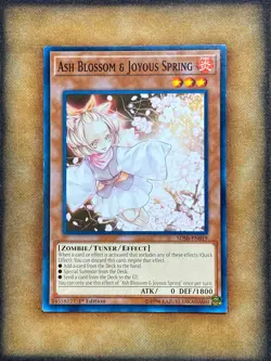 Yugioh Ash Blossom & Joyous Spring SDSB-EN019 Common 1st Ed NM - Image 1