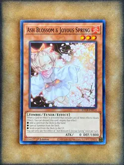 Yugioh Ash Blossom & Joyous Spring SDCB-EN014 Common 1st Ed NM - Image 1
