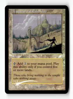MTG Foil Temple of the False God - Scourge Moderately Played English - Image 1