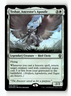 MTG Foil Teshar, Ancestor's Apostle - Prerelease Moderately Played English - Image 1