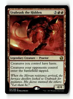 MTG Foil Urabrask the Hidden - IMA Moderately Played English - Image 1